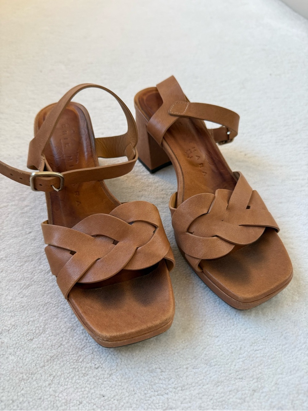 Chie Mihara Leather Sandals
